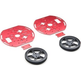 Resim Sparkfun Robot Şase Kiti 2 Katmanlı 