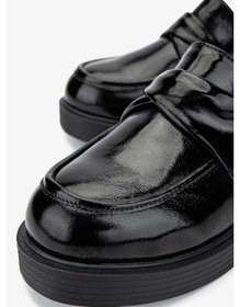 Resim Valmenti Kadın . Siyah Rugan Loafer Ayakkabı 1054 02 Bn Ayk Sk24-25 Sıyah Rgn SIYAH RUGAN 