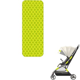 Resim Microcase Bebek Arabası Bisiklet Scooter Elbise için Emniyet Amaçlı Fosforlu Sticker Etiket Seti - AL4999 