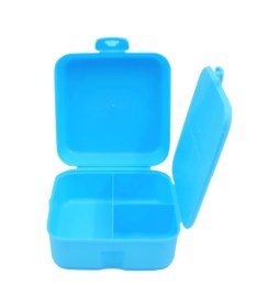 Resim Blue Me Bölmeli Plastik Beslenme Kabı 1 Lt Açık Mavi 