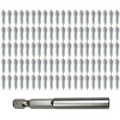 Resim Honmex 100 Adet 12mm Metal Kaymazlık Tırnakları, Araba Suv Atv Lastikleri İçin Anti Kayma Vidalı Parçalar Ve Montaj Aracı Seti 