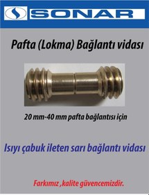 Resim Boru Kaynak Makinası Pafta Lokma Bağlantı Vidasi 5 Li Paket 