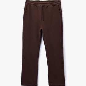 Resim Koton Cepli Pamuklu Beli Bağcıklı Eşofman Altı Kahverengi 6wam40055mk Kahverengi 