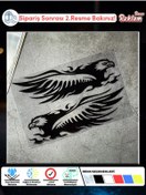Resim Onur Reklam Holografik Kartal Sticker – Çift Yönlü 2’li Set – 1. Sınıf Suya Dayanıklı 