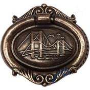 Resim Dekoratif Zamak Sarkaç - Büyük, Kulp, Eskitme, 100 Adet 