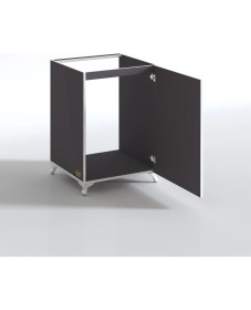 Resim Kenzlife ocak dolabı kamuran gri 85*60*56 hazır mutfak ankastre gömme ocak için arkalıksız 