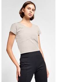 Resim Lescon Kadın Antrenman Kısa Kol T-shirt 25b-2056 Beyaz 