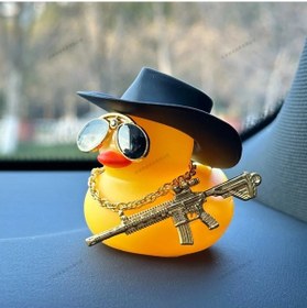 Resim 1 Parça Şık Kovboy Ördek Bebek Retro Güneş Gözlüğü İle Eğlenceli 1 Adet 