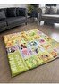 Resim Pamuk Atölyesi İçi 3 CM Sünger Dolgulu Oyun Halısı Matı - Çift Taraflı 