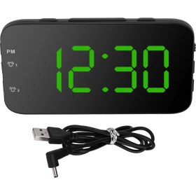 Resim Creatorally Yatak Odası Ev Için Erteleme Özellikli Led Dijital Çalar Saat Taşınabilir Masa Saati Travelgreen (Yurt Dışından) 