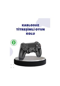 Resim Kablosuz TitreÅimli Oyun Kolu YÃ¼ksek Hassasiyetli Analog Kontrol Ve Ergonomik Tutma 