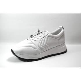 Resim Beety 23bk83.k92 Deri Beyaz Ortopedik Casual Kadın Ayakkabı Beyaz 