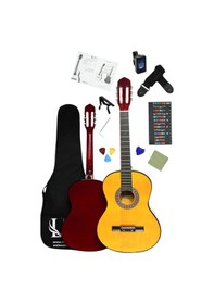Resim Cg-3902y Klasik Gitar 4/4 Yetişkin Boy Sap Ayarlı Full Set Turuncu 