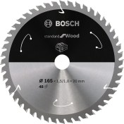 Resim Bosch Akülü Daire Makineleri Için Ahşap Testere Bıçağı 165*20 mm 48 Diş 2608837687 