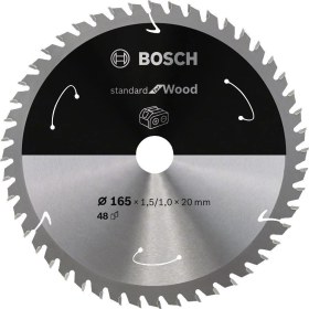 Resim Bosch Akülü Daire Makineleri Için Ahşap Testere Bıçağı 165*20 mm 48 Diş 2608837687 