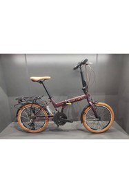 Resim Genel Markalar Flexi 121 20'' Jant 21 Vites V Fren Katlanır Bisiklet Mat Viola Bakır 