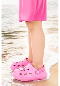 Resim Kiko Kids Eva Plaj Havuz Okul Kreş Kız Çocuk Terlik Twg 755 Pembe 