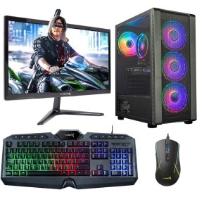 Resim Turbox Tx173 Intel Core i5 2400 8GB Ram 256GB SSD 4GB GT730 21.5" Monitör Masaüstü Oyun Bilgisayarı 