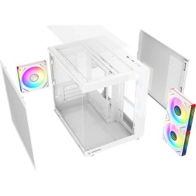Resim Zeiron Mini X50 AMD Ryzen 5 7500F-MSI A620M-B/MSI Geforce RTX 5060 X2 ICE/512GB M.2/16GB DDR5 Beyaz-Oem Oyuncu Paket 
