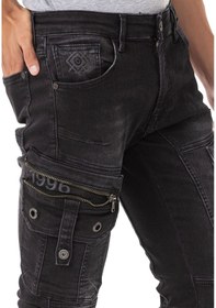 Resim Cd845 Rahat Kesim Erkek Jean Pantolon 001 