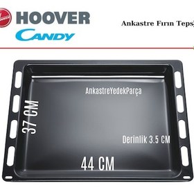 Resim Candy Hoover Uyumlu Ankastre Fırın Emaye Tepsi 44X37 Cm - 389464099 