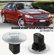 Resim Lumaworld Silvery Keyless Engine Start Stop Push Button Mercedes Benz W176 W204 W212 W207 Gl X164 Gle W292 33161207 