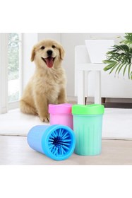 Resim Shop a Way 5DM-Silikon Jel Fırçalı Kedi Köpek Pati Ayak Yıkama Temizleme Kovası (Küçük) 