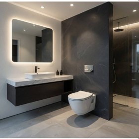 Resim Ece Banyo - Ronda Design Beyaz Asma Klozet, Soft Kapak Dahil Outlet - 7623-5311-00- Diğer 