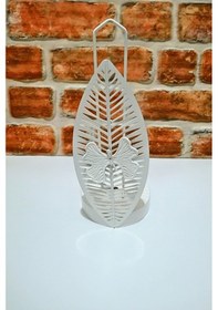 Resim Metal Beyaz Kağıt Havluluk - Rulo Peçetelik-mod3 Beyaz 