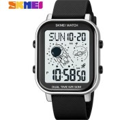 Resim Hanyang Gümüş Skmeı Erkekler Saatler Spor Geri Sayım Izle Alarm Chrono Dijital Kol Saatleri Adam Saat Erkek Su Geçirmez Relogio Masculino (Yurt Dışından) 