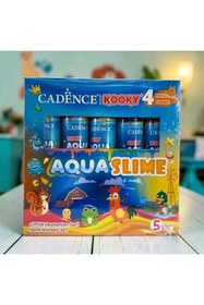 Resim Cadence Kooky Aqua Slime Çiftlik Hayvanları Seti 5 Renk 