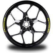 Resim Yazısız Kısa Dış Şerit 8'Li Sticker Modeli 