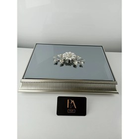 Resim Aynalı Kutu Gondol Şekerlik Sunumluk Söz Nişan Kız Isteme Çikolatalık Dekoratif Obje Biblo Süs Eşya 