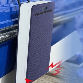 Resim 1 Adet Premium EVA Köpük Kano Tamponu - Dayanıklı Dokulu Yüzey, Çarpışma Önleyici Kalınlaştırılmış Tasarım, Mavi & Beyaz, Tekneler ve Su Araçları Koruma İçin İdeal, Kano Aksesuarları, Tekne Tamponu, Su Araçları Güvenlik Ekipmanı, Dokulu Yüzeyli Tampon, Yüksek Kaliteli Köpük 