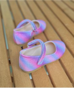 Resim Surpie Shoes Gökkuşağı Çocuk Babet, Renkli Çocuk Babet, Ortopedik Çocuk Babet 