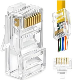 Resim MN6 MN116F Cat6 Jack/1000 Adet-EZ YENİ NESİL rj45 konnektör-8P/8C AÇIK UÇLU SOKET/rj45 jack (1000) 