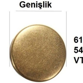 Resim srtfootcare 1,25 cm Okside Çıtçıt 54 No Alfa 10 Adet 