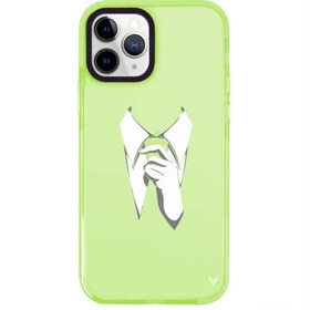 Resim iPhone 11 Pro Max Kravat Telefon Kılıfı 
