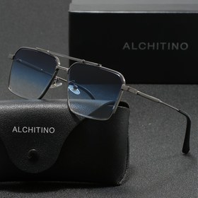 Resim ALCHITINO Unisex Çift Gözlü Metal Moda Gözlükleri - Şık Siyah Çerçeve ile Şeffaf Lensler, Partiler, Günlük Giyim ve Tatil Hediyeleri için Mükemmel, Parti Gözlükleri, Modern Gözlükler, Dayanıklı Gözlükler 