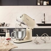 Resim Homend Vintage Profashion 3027H Döküm Hamur Yoğurma Makinesi Krem 1500 W 5.5 L 