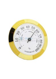 Resim Puro Kutusu Nem Ölçer Altın Sarı-higrometre 