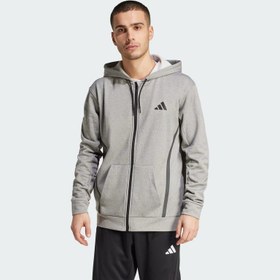 Resim Adidas Game & Go Team Issue Full-Zip Kapüşonlu Erkek Eşofman Üstü JC5697 (JC5697) 