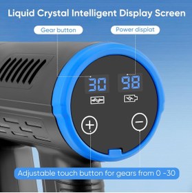 Resim Qifit Kablosuz Yuksek Basinc Temizlik Makinesi 725 PSI 48V Akulu Fircasiz Motor 10m Hortum 6in1 Meme 