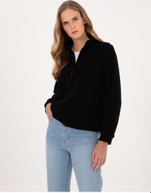 Resim Pierre Cardin Kadın Siyah Sweatshirt 50316333-vr046 Siyah 