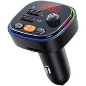 Resim ROSEPREMİUM Araç Fm Transmitter Bluetooth Usb Mp3 Sd Kart Çakmaklık Girişli C20 