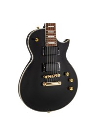 Resim New Orleans Nlp 1000mx Çift Humbucker Siyah Les Paul Akçaağaç Elektro Gitar 