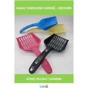 Resim Renkli Kedi Kumu Temizleme Küreği 24 Cm 