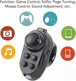 Resim Zunate BT VR Uzaktan kumandalı, VR Kulaklıklar Için çift Titreşim Ile Kablosuz Gamepad Akıllı Telefon Tabletleri Bilgisayarlar, Ergonomik Tasarım Ayarlanabilir Fare Kontrol Ses 