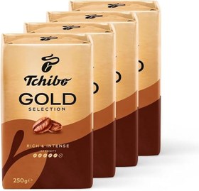 Resim Tchibo Gold Selection Öğütülmüş Filtre Kahve 4X250 Gr 