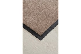 Resim Karmat Nem Alıcı Toz Alıcı Paspas, Nem Alıcı Kapı Önü Paspas, Bej Kapı Önü Paspası 
